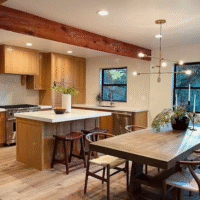 custom solid hardwood kitchen cabinets Glendora CA